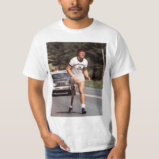 " A 21-year-old Canadian named Terry Fox started a T-Shirt