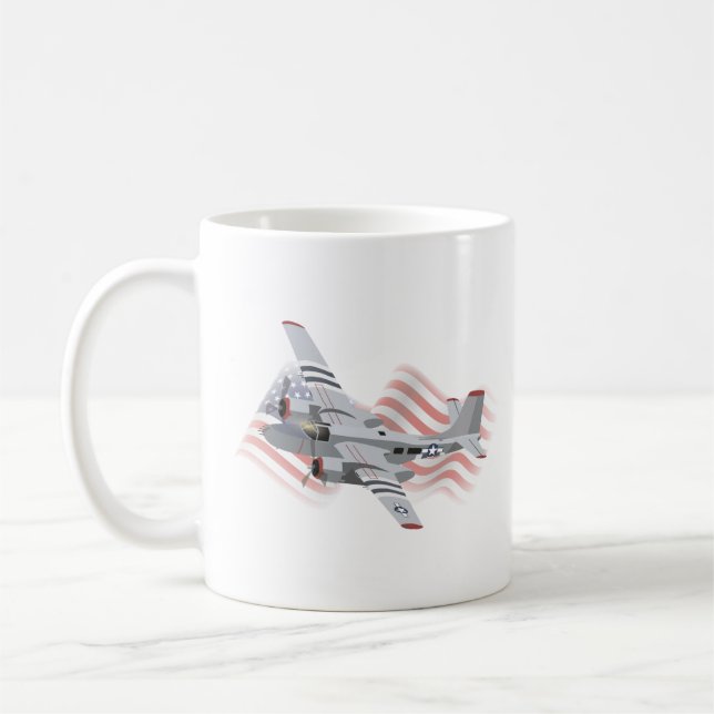 A-26 Invader WW2 Light Bomber Coffee Mug (Left)