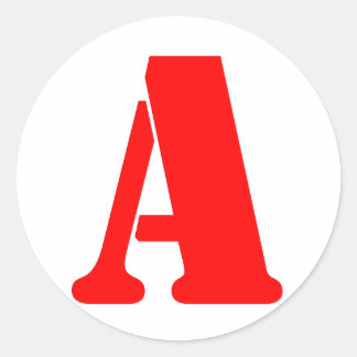 A_2 CLASSIC ROUND STICKER