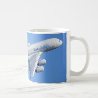A-380 aircraft coffee mug