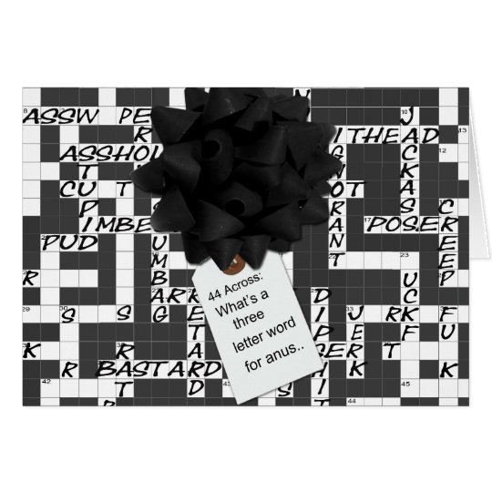 A 3 letter word... card