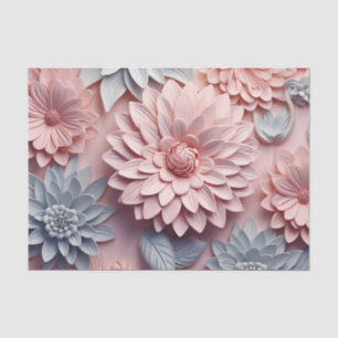 A 3D Flower Series Design 1 Tissue Paper