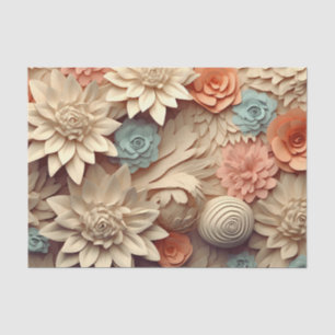 A 3D Flower Series Design 8 Tissue Paper