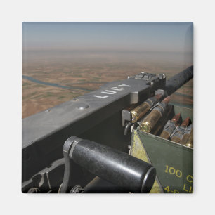 A 50 calibre machine gun magnet