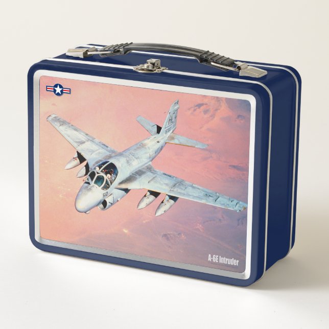 A-6 INTRUDER METAL LUNCH BOX (Front)