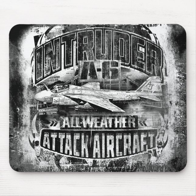 A-6 Intruder Mouse Pad Mousepad (Front)