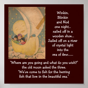 a-6 winkin, blinkin and nod poster