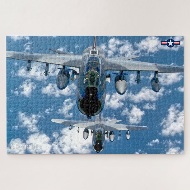 A-7K CORSAIR II (20x30 INCH) Jigsaw Puzzle (Horizontal)