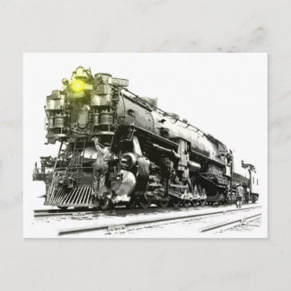 A 9000 Steam Locomotive Postcard