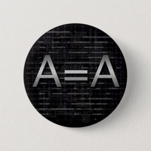 A=A Logic Objectivist Tech Button