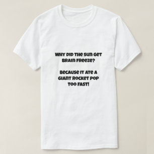 A AI joke about sun eating ice cream T-Shirt