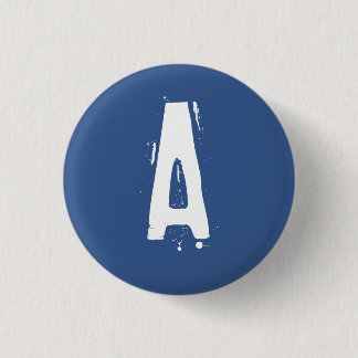 "A" Alphabet Collectable (#2) 3 Cm Round Badge