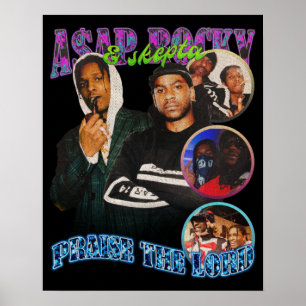 A$AP Rocky, A$AP Rocky Praise The Lord Poster