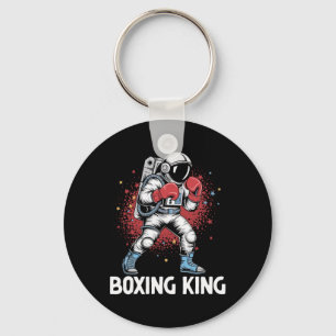 A Astronaut Boxing King Boxer Sports Strength Athl Key Ring