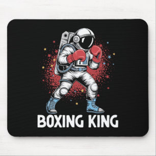 A Astronaut Boxing King Boxer Sports Strength Athl Mouse Mat