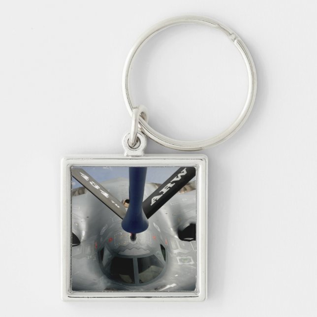A B-2 Spirit aircraft getting in position Key Ring (Front)