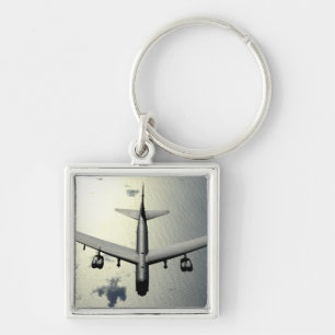A B-52 Stratofortress in flight 2 Key Ring