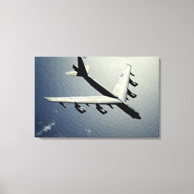 A B-52 Stratofortress in flight Canvas Print (Front)