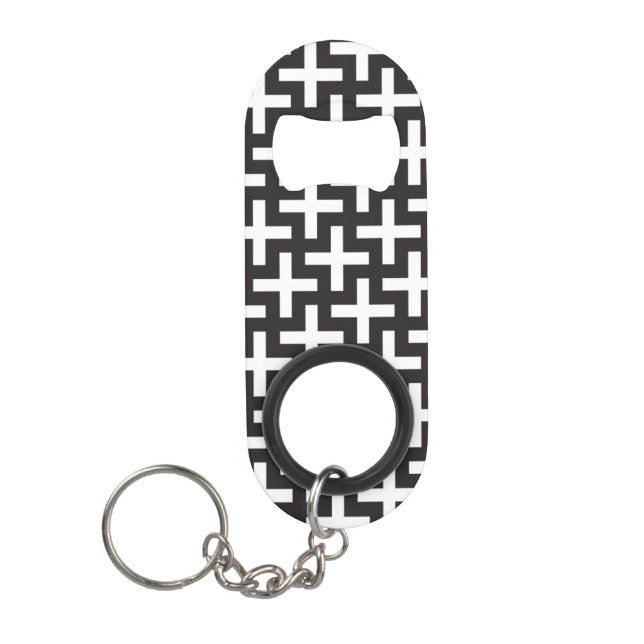 A b&w patterns made with 'plus' sign (Front)