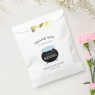 A Baby Boy is Brewing Halloween Baby Shower Favour Bags