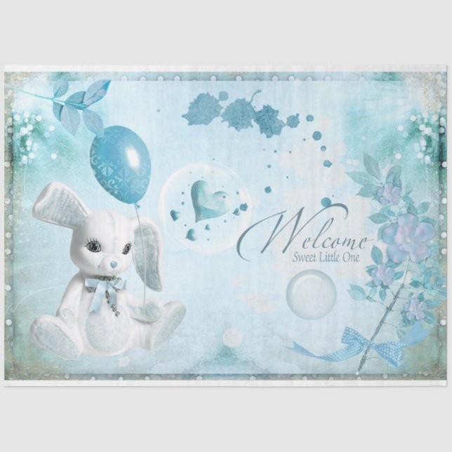 A Baby Boy Series Design 2 Tissue Paper (Front)