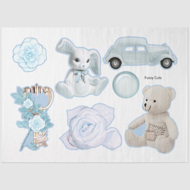 A Baby Boy Series Design 6 Tissue Paper (Front)