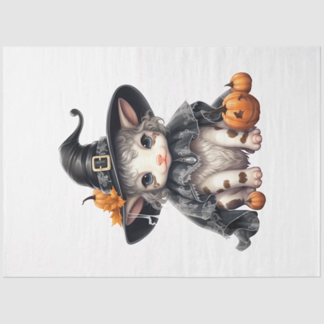 A Baby Cow Halloween Series Design 6 Tissue Paper (Front)