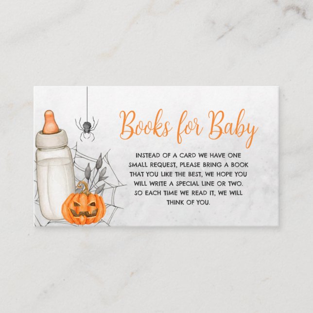 A Baby is Brewing Baby Shower Books for Baby Enclosure Card (Front)
