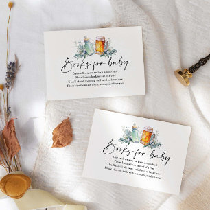A Baby Is Brewing Baby Shower Books For Baby Enclosure Card
