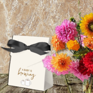 A Baby Is Brewing Baby Shower Favour Box