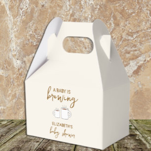 A Baby Is Brewing Baby Shower Favour Box