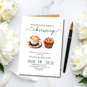 A Baby Is Brewing Baby Shower Gender Neutral Invitation