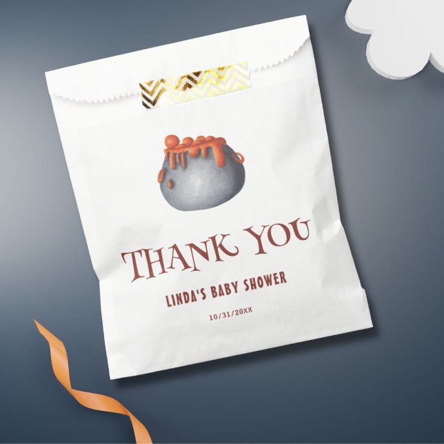 A Baby is Brewing Baby Shower Halloween Thank You Favour Bags (Creator Uploaded)
