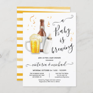 A Baby is Brewing Baby Shower Invitation