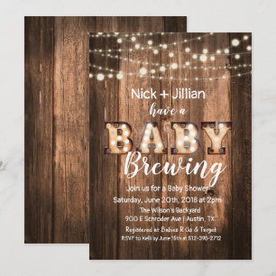 A Baby is Brewing Baby Shower Invitation