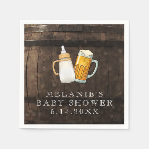 A Baby Is Brewing Baby Shower Napkin