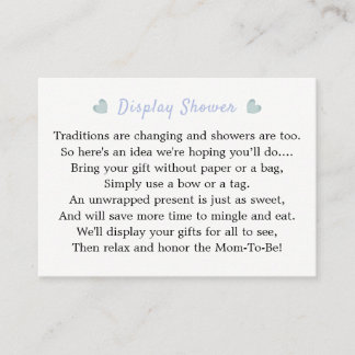 A Baby Is Brewing Blue Baby Shower Display Shower Enclosure Card