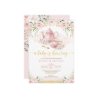 A Baby is Brewing Blush Flower Baby Shower Tea
