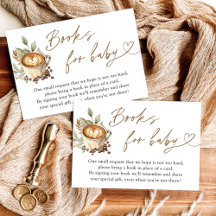 A Baby is Brewing Books for Baby Card, Coffee Baby