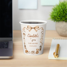 A Baby Is Brewing Coffee Baby Shower Paper Cup