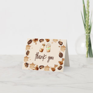 A Baby is Brewing Coffee Baby Shower Thank you Card