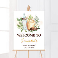 A Baby is Brewing Coffee Baby Shower Welcome