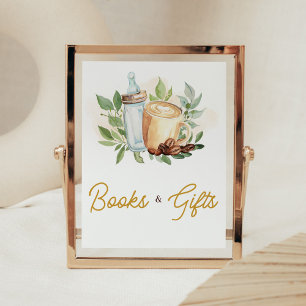 A Baby is Brewing Coffee Books and Gifts Poster