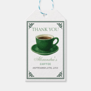 A Baby Is Brewing Coffee Cup Baby Shower Gift Tags