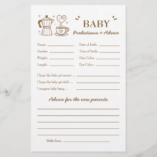 A Baby Is Brewing Coffee Predictions and Advice