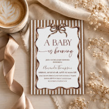 A Baby Is Brewing Coffee Shower