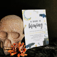 A Baby Is Brewing | Cute Halloween Baby Shower