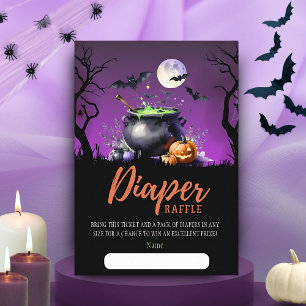 A Baby is Brewing Diaper Raffle Baby Shower Enclosure Card