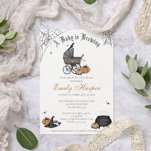 A Baby is Brewing Gender Neutral Baby Shower Invitation