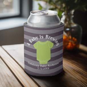 A Baby is Brewing - Gender Neutral Shower Favour Can Cooler